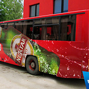 3D Bus Wrapping, Eco Solvent Printer Printing Sample！MT Digital Industry - Eco Solvent Printer, Solvent Printer, UV Printer, Digital Textile Printer Manufacturer & Supplier! 