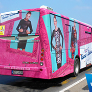 Bus Wrapping Advertising, Eco Solvent Printer Printing Sample！MT Digital Industry - Eco Solvent Printer, Solvent Printer, UV Printer, Digital Textile Printer Manufacturer & Supplier! 