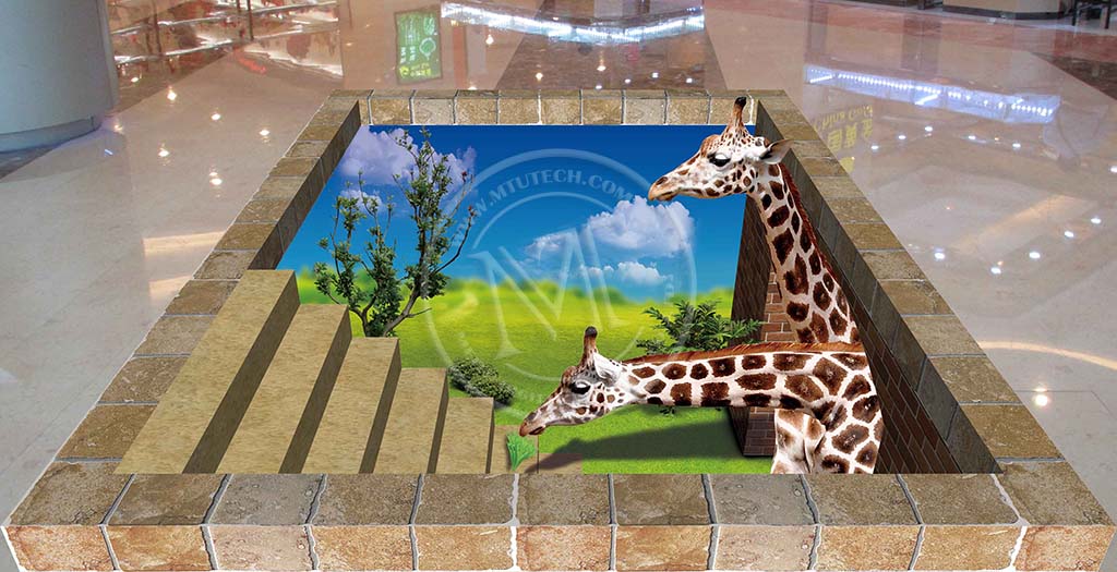 3D Floor Sticker, Eco Solvent Printer Printing Sample！MT Digital Industry - Eco Solvent Printer, Solvent Printer, UV Printer, Digital Textile Printer Manufacturer & Supplier! 