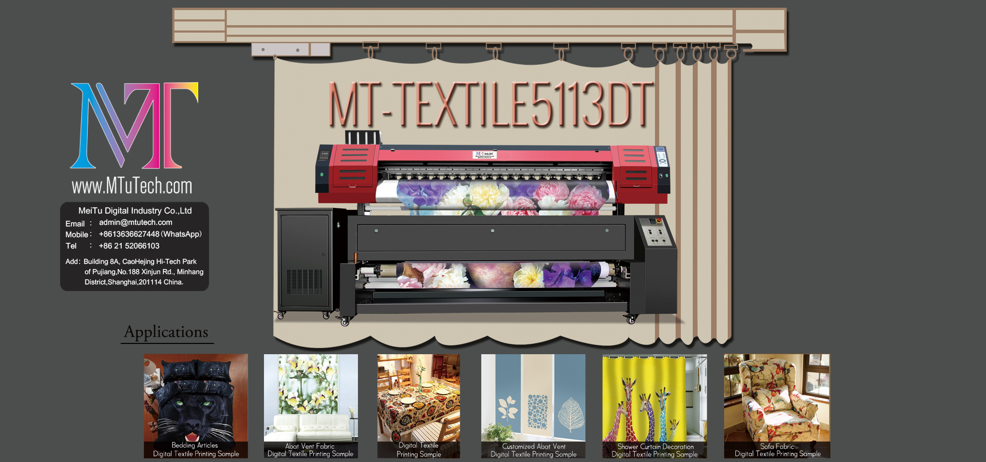 Direct to Garment Digital Textile Printer