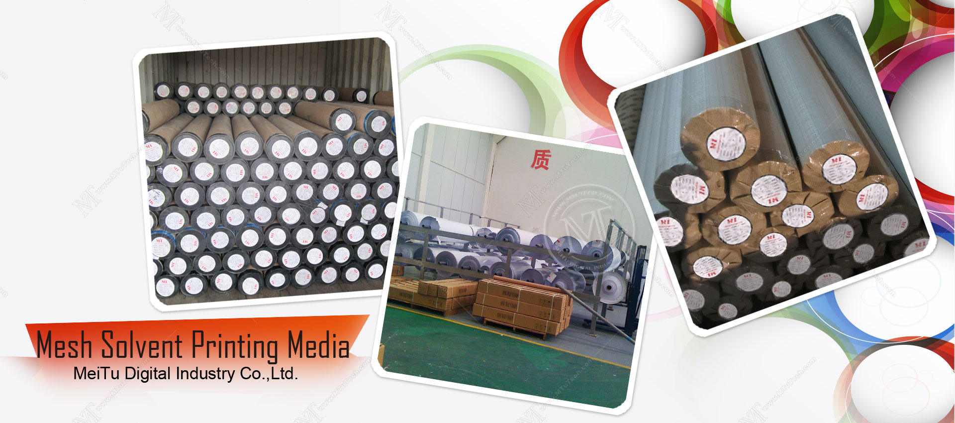 Mesh Solvent Printing Media