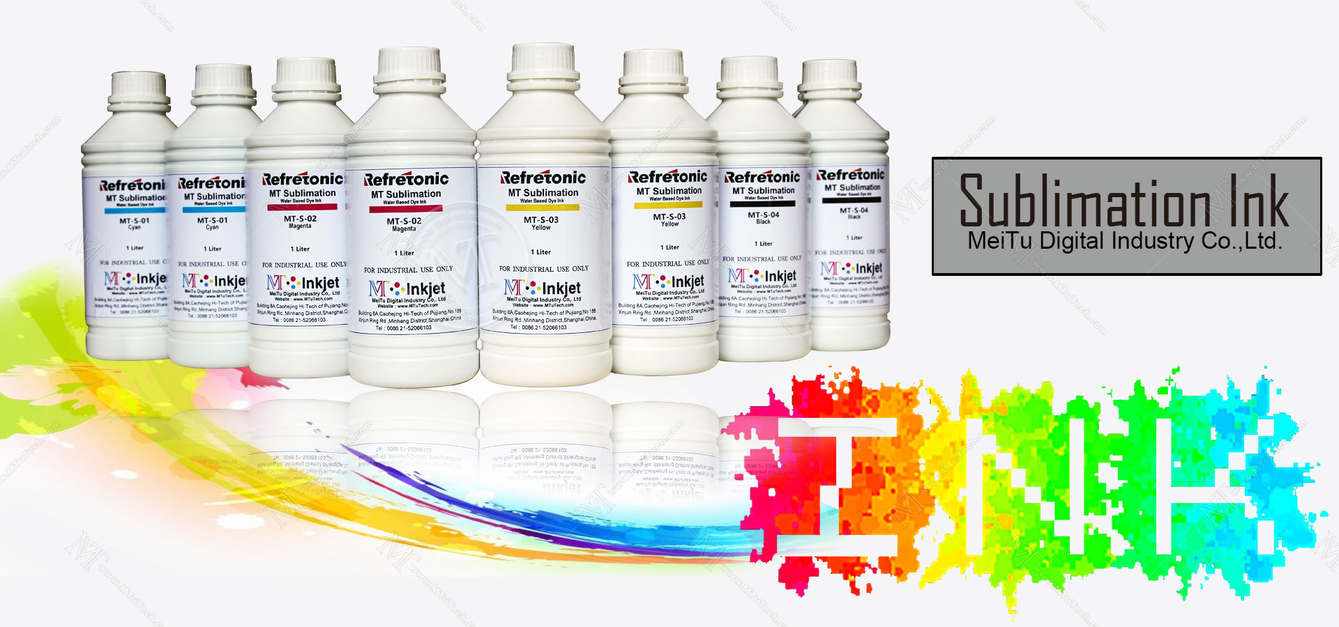 Sublimación Digital Textile Printing Ink