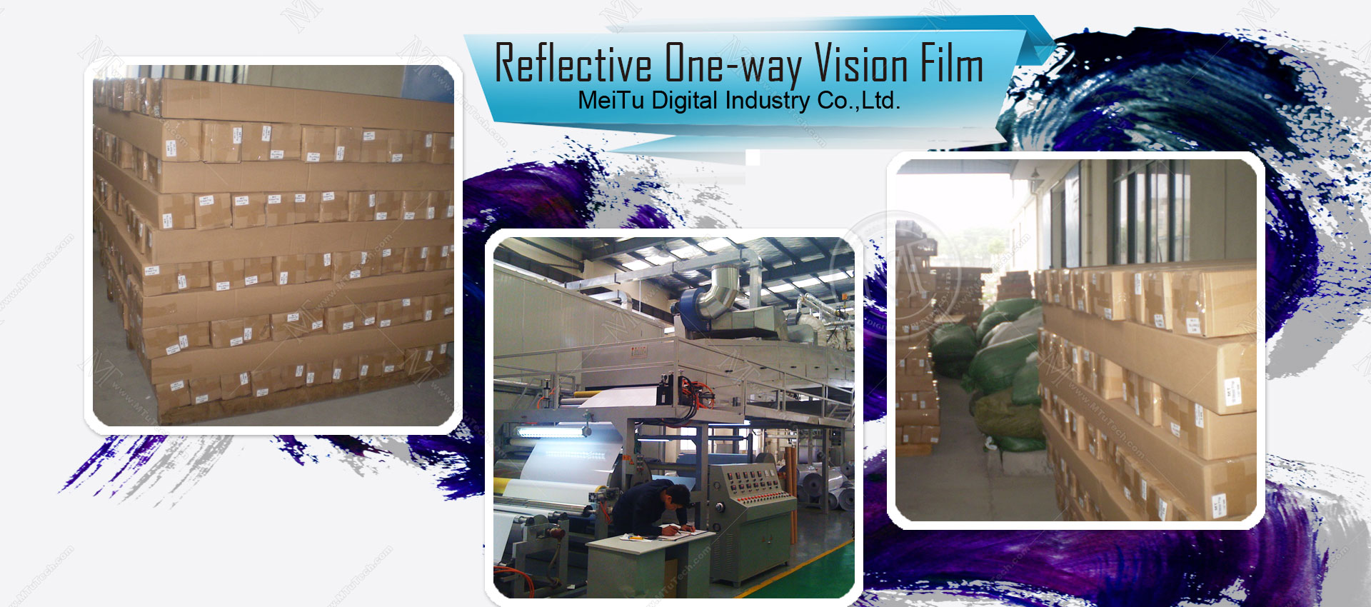 Reflective One-way Vision Film