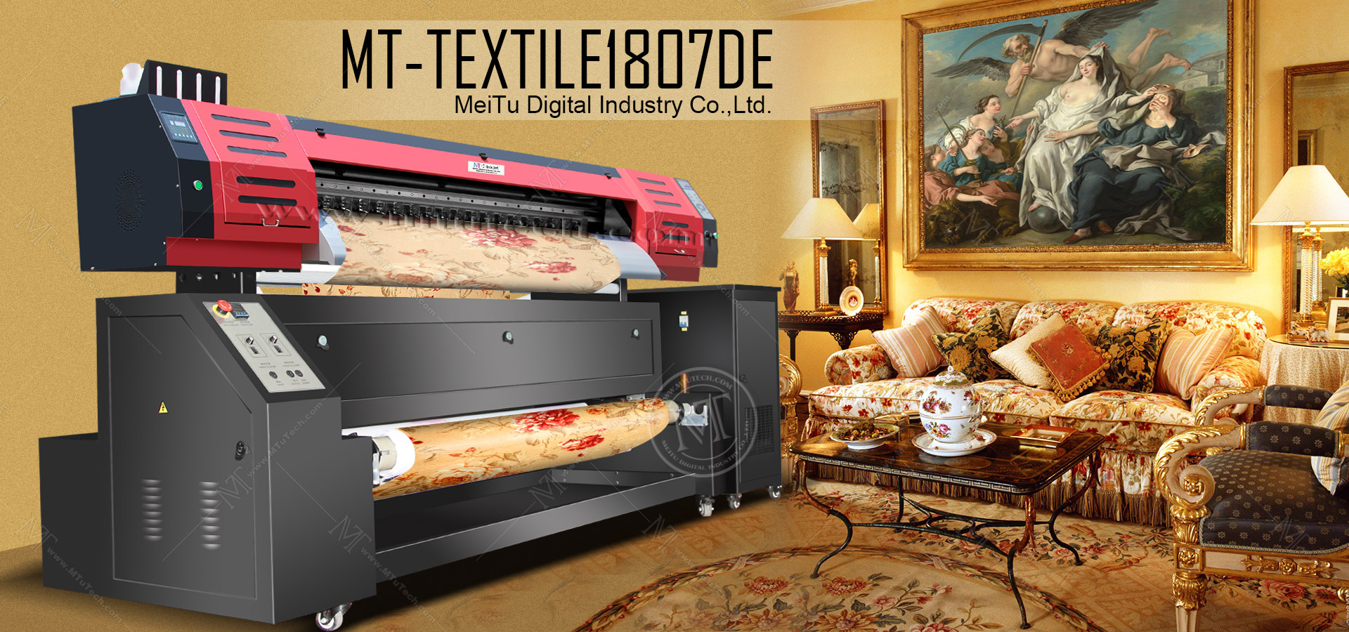 Digital Textile Sublimation Printer MT-Textile 1807DE