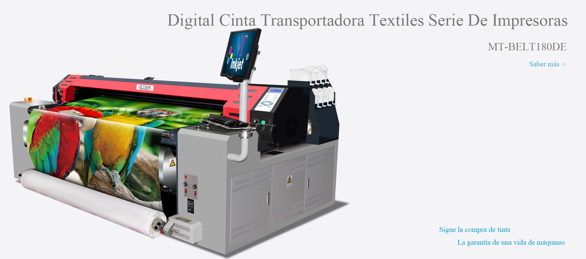 Impresora Digital Cinturón Textil MT-Belt1807DE--Impresora Cinturón Textil -MTuTech.com