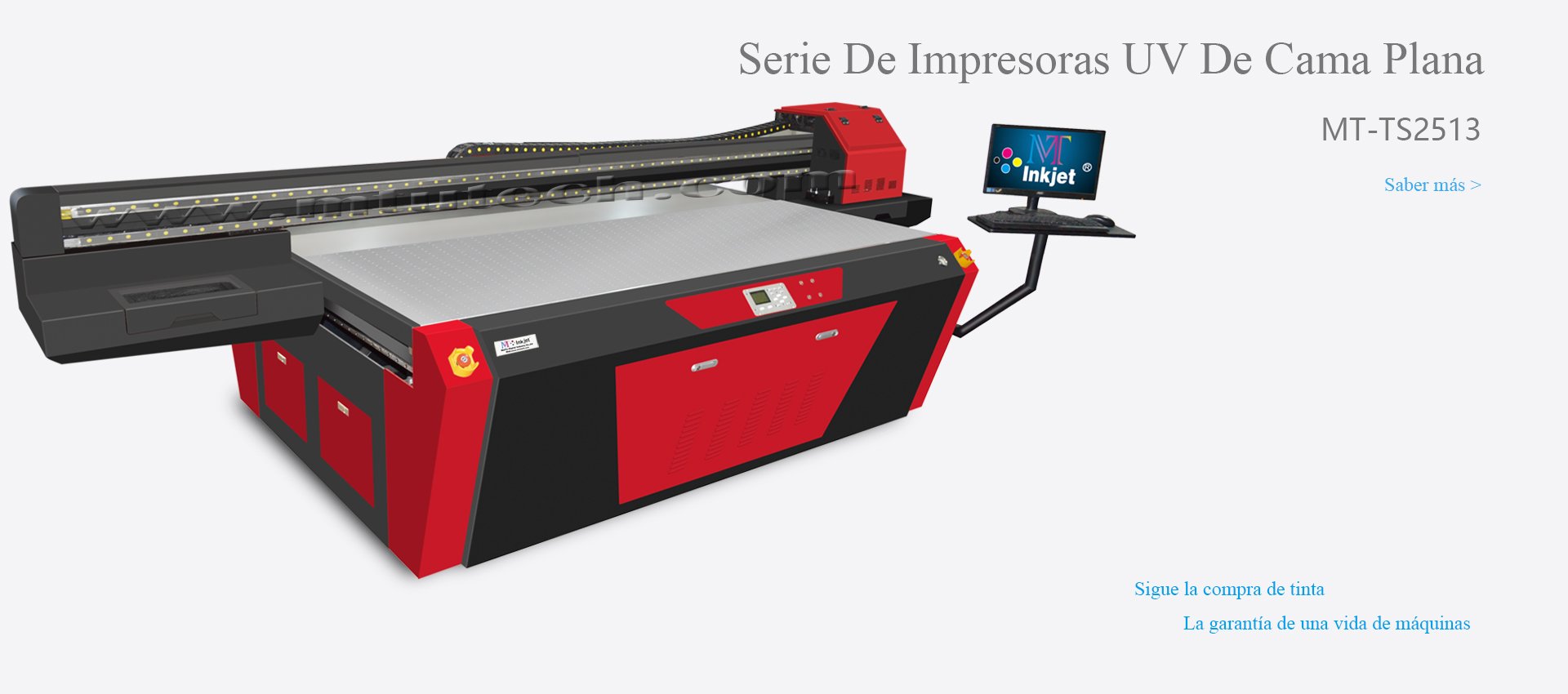 impresora LED UV de cama plana de la TM-TS2513--Impresora UV - MTuTech.com